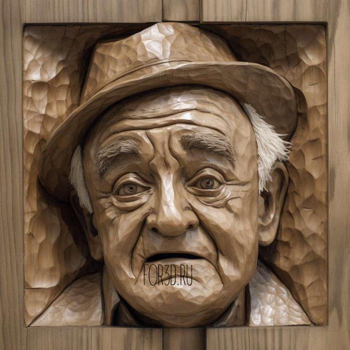 Jack Lemmon 1 stl model for CNC